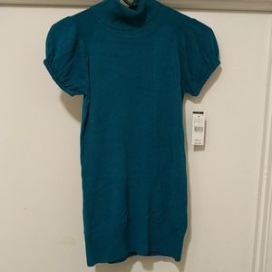 Byline Byer California teal SS sweater